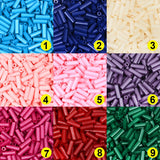 2x6mm Long Tube Bugle Beads Czech Glass Beads for Jewelry Making