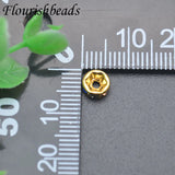 2x6mm Spacer Beads Paved Rhinestone for DIY Jewelry Findings Making