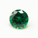 Light Green Round Cut CZ Stone 5A Brilliant Cubic Zirconia 3.0~10mm