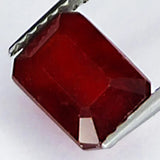 3.00ct Emerald Cut Ruby 8.3x5.7mm