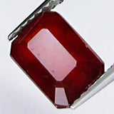 3.00ct Emerald Cut Ruby 8.3x5.7mm