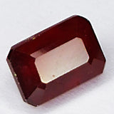 3.00ct Emerald Cut Ruby 8.3x5.7mm