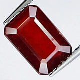 3.00ct Emerald Cut Ruby 8.3x5.7mm