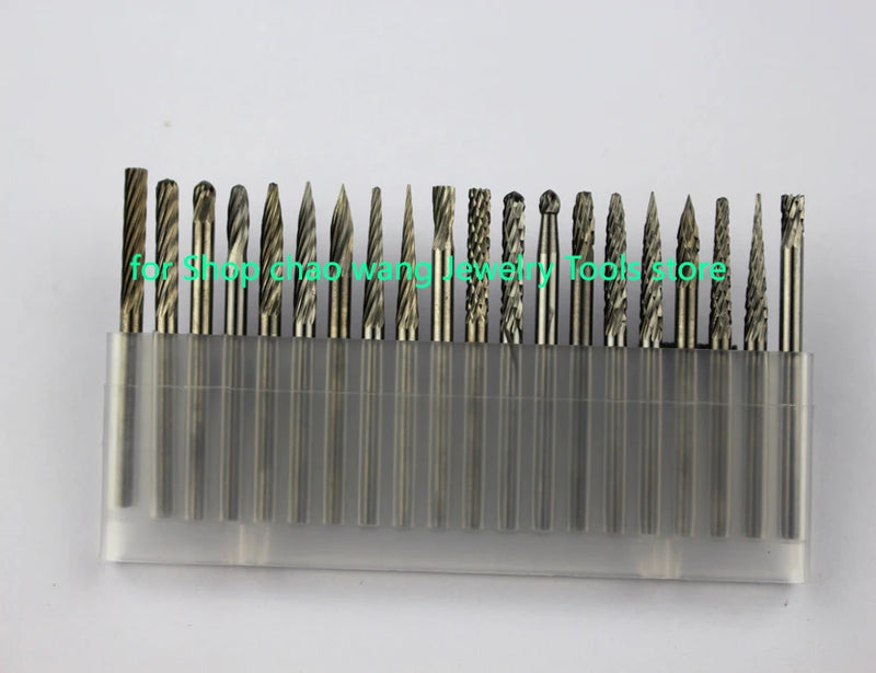 3.0mm Shank Carbide Rotary Files Set