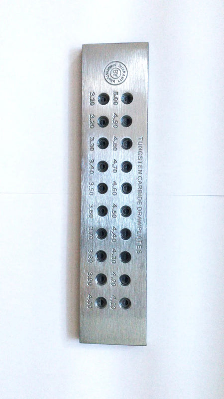 Tungsten Wire Drawplate 3.1-5.0mm Half-Round for Jewelry Making