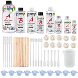 Epoxy Resin Set AB Crystal Glue Jewelry Making Transparent DIY Resin Mold