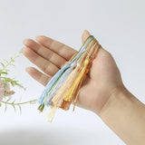 80mm Rope Silk Tassel Fringe For DIY UV Resin Mold Key Chain Earring Hooks