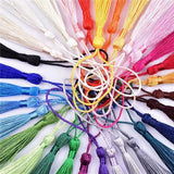80mm Rope Silk Tassel Fringe For DIY UV Resin Mold Key Chain Earring Hooks