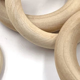 Natural Wooden Ring Unfinished Circles Bracelet Jewelry DIY Crafts Accessory