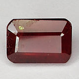 3.10ct Ruby Emerald Cut Gemstone 8.6x6.0mm