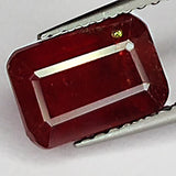 3.10ct Ruby Emerald Cut Gemstone 8.6x6.0mm