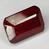 3.10ct Ruby Emerald Cut Gemstone 8.6x6.0mm