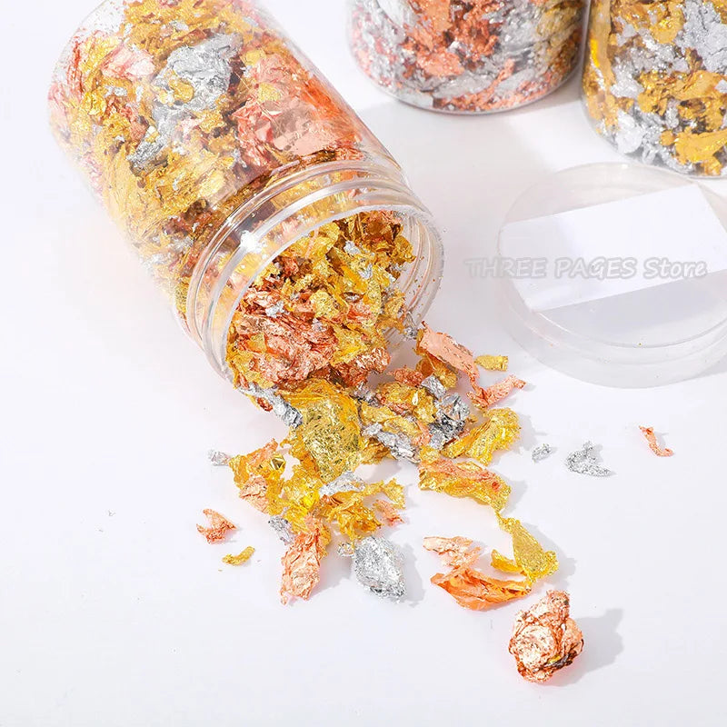 10g Foil Flake Resin Mold Filler Art Decoration for UV Resin Jewelry Making
