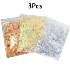 10g Foil Flake Resin Mold Filler Art Decoration for UV Resin Jewelry Making