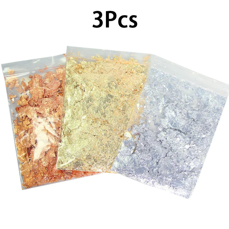 10g Foil Flake Resin Mold Filler Art Decoration for UV Resin Jewelry Making
