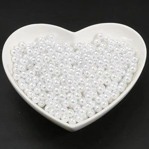 3-10mm ABS Colorful Pearl Loose Bead DIY Filling Material Decorative