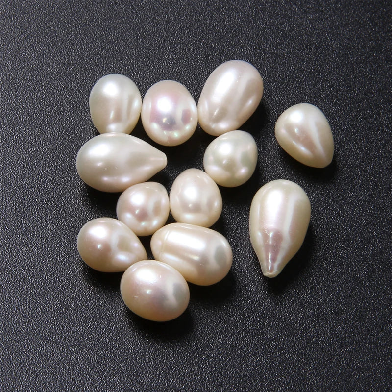3-10mm Rice Shape Natural Pearl Beads Freshwater DIY Jewelry Making