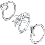 Adjustable Open Toe Rings Set Foot Jewelry for Women Men 12Pcs