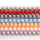 3-12mm Natural Shell Pearl Beads Multicolor Round Spacer Beads for DIY Jewelry