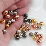 3-12mm CCB Ball Spacer Beads Round Loose Bead for DIY Jewelry Making