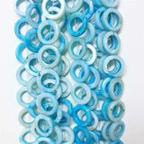 15MM Natural Shell Stone Beads for Jewelry Making