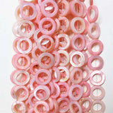 15MM Natural Shell Stone Beads for Jewelry Making