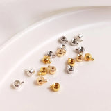 2.5MM Copper Snap End Beads Clip DIY Jewelry Accessories