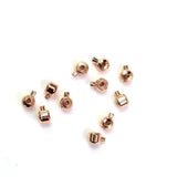 2.5MM Copper Snap End Beads Clip DIY Jewelry Accessories