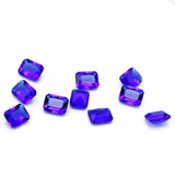 3.2-3.5ct Nano Stone Double-Sided Cutting Rectangle 7X9MM DIY Bare Beads