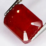 3.20ct Ruby Emerald Cut Loose Stone