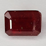 3.20ct Ruby Emerald Cut 8.5x5.9mm