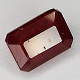 3.20ct Ruby Emerald Cut 8.5x5.9mm