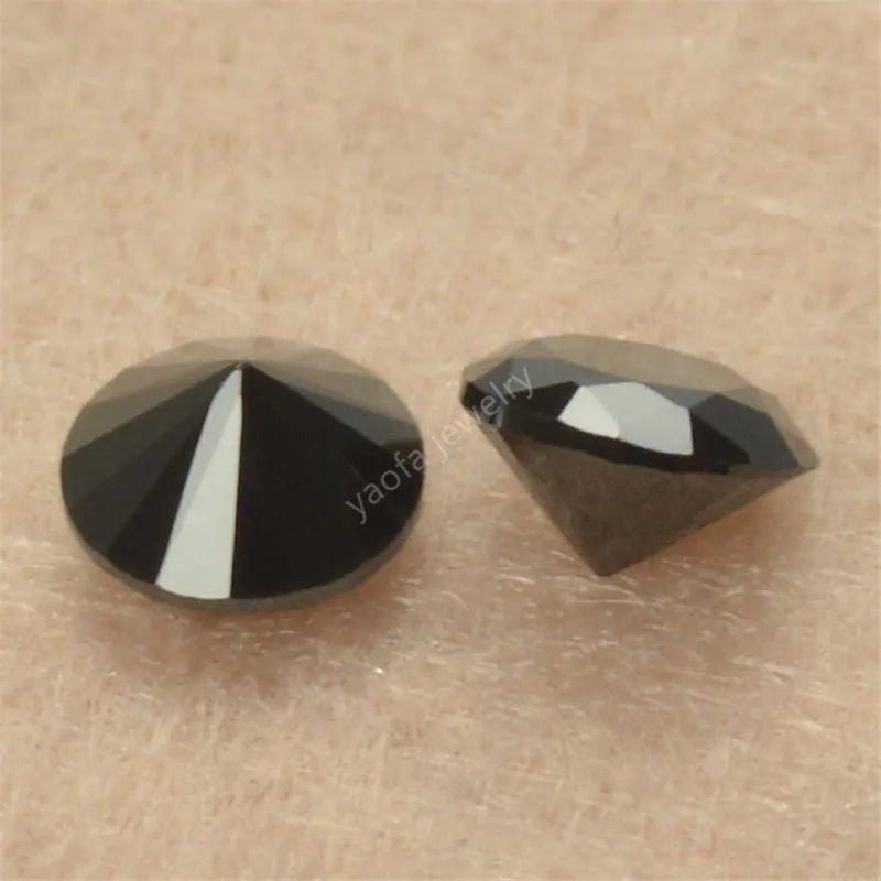 3~20mm Round Brilliant Cut CZ Stone Beads Loose Gems For Jewelry