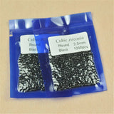 3~20mm Round Brilliant Cut CZ Stone Beads Loose Gems For Jewelry