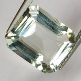3.24ct Green Amethyst Emerald Cut 10x8mm