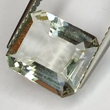 3.24ct Green Amethyst Emerald Cut 10x8mm