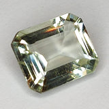 3.24ct Green Amethyst Emerald Cut 10x8mm