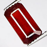 3.25ct Natural Ruby Emerald Cut Loose Gemstone