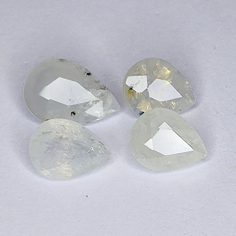 3.28ct Yellow Sapphire Pear Cut 7.9x5.4mm 4pc
