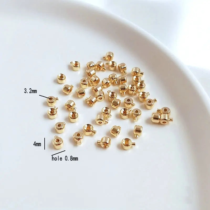 Brass Clip Station Clasps Ball Snap Clasps Jewelry Making Supplies