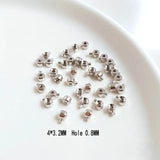 Brass Clip Station Clasps Ball Snap Clasps Jewelry Making Supplies