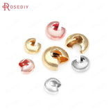 18K Brass Opening Beads Station Beads Clasps for Jewelry Making
