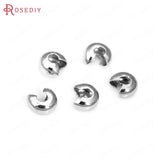 18K Brass Opening Beads Station Beads Clasps for Jewelry Making