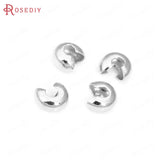 18K Brass Opening Beads Station Beads Clasps for Jewelry Making