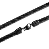 High-Quality Titanium Steel 3.2mm Round Mesh Necklace