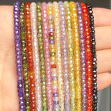 Multicolor Faceted Cubic Zirconia Rhinestone Beads 15''