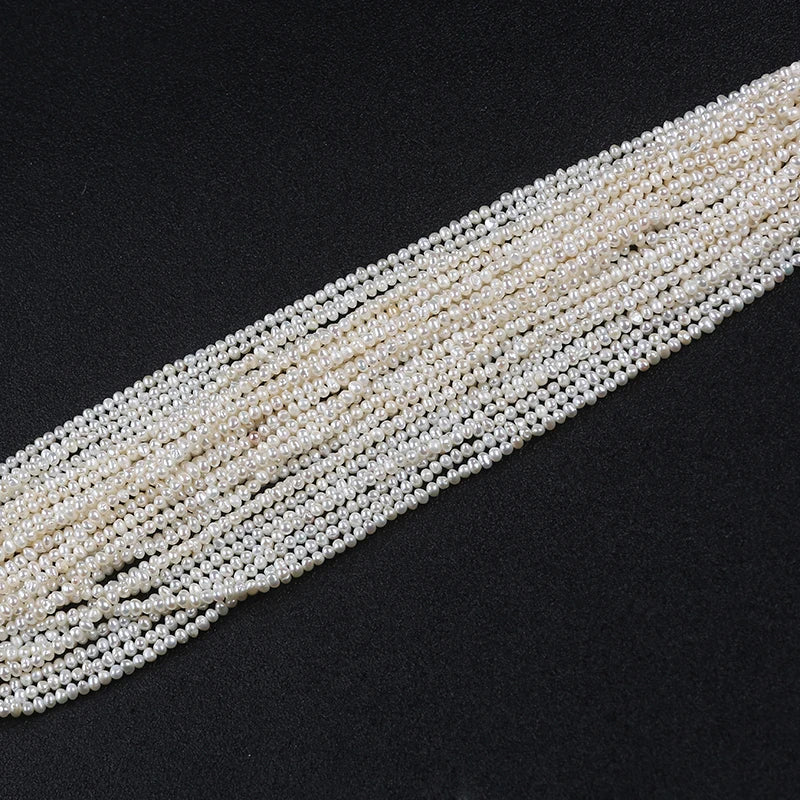 3-3.5mm AA Freshwater Pearl Strand Beads DIY Jewelry