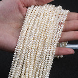 3-3.5mm AA Freshwater Pearl Strand Beads DIY Jewelry