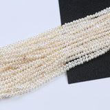 3-3.5mm AA Freshwater Pearl Strand Beads DIY Jewelry