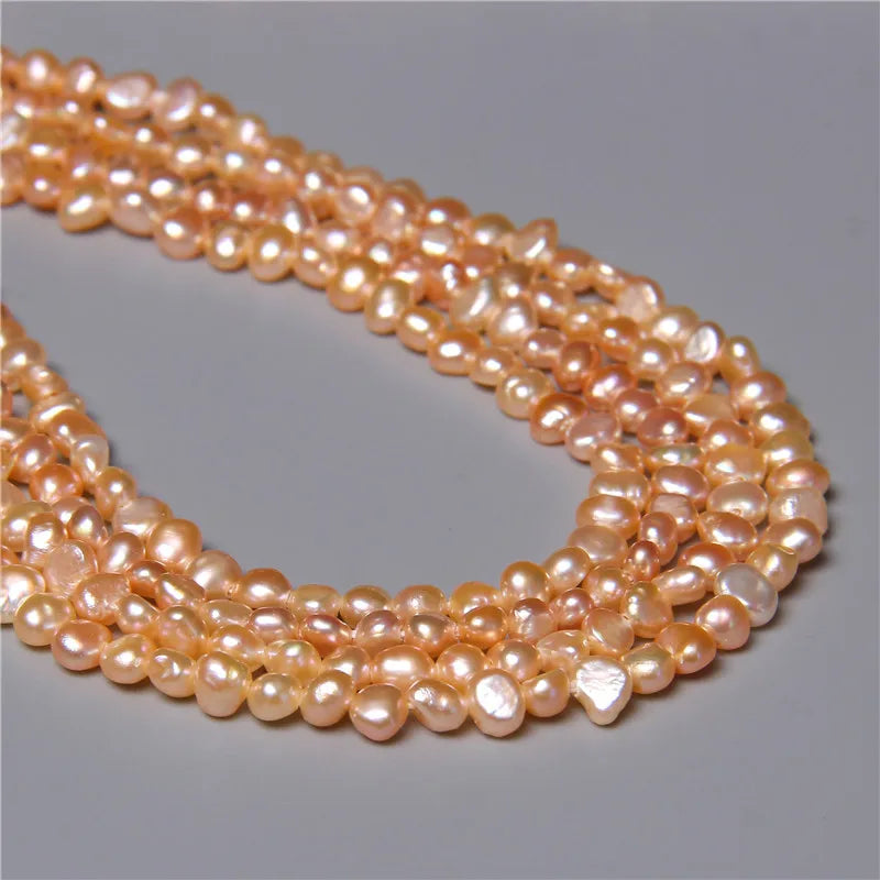 3-3.5mm Natural Freshwater Pearl Beads for DIY Jewelry Making